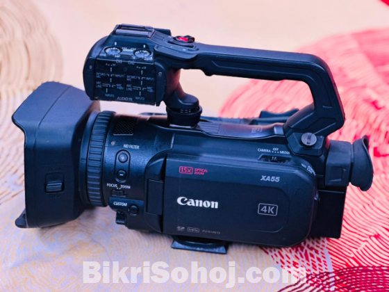 Canon XA 55 professional 4k camera